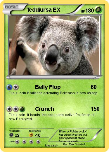 Pokemon Teddiursa EX