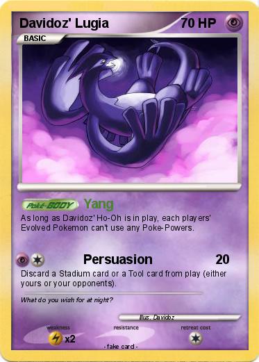 Pokemon Davidoz' Lugia