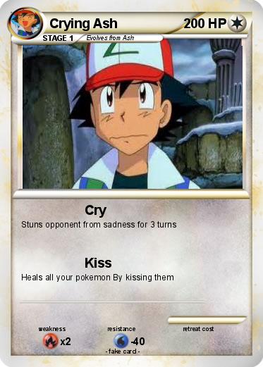 Pokemon Crying Ash