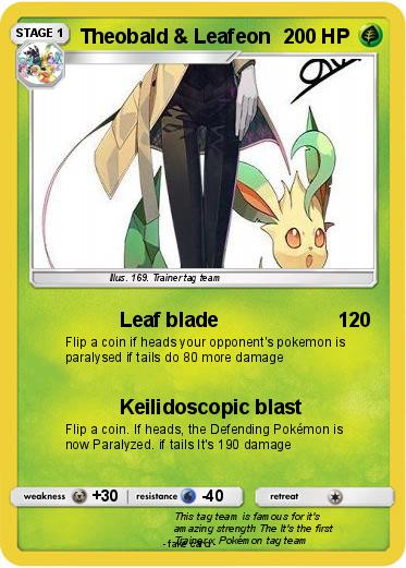 Pokemon Theobald & Leafeon