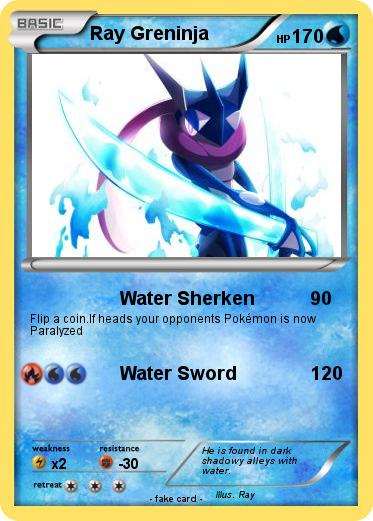 Pokemon Ray Greninja
