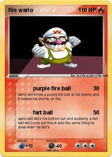 Pokemon fire wario