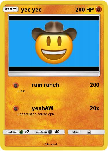 Pokemon yee yee