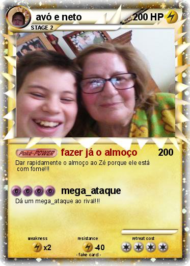 Pokemon avó e neto
