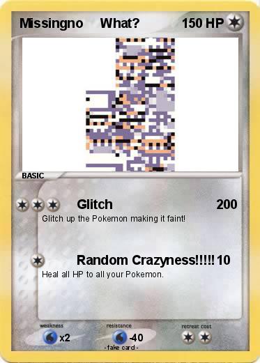 Pokemon Missingno     What?