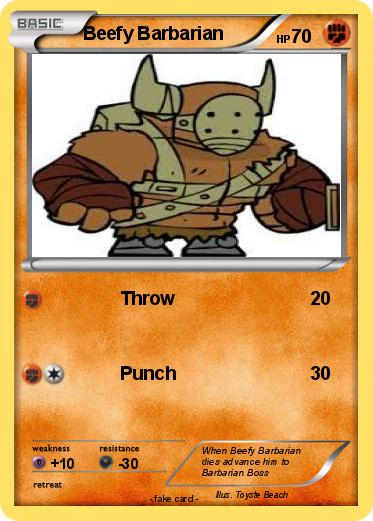 Pokemon Beefy Barbarian