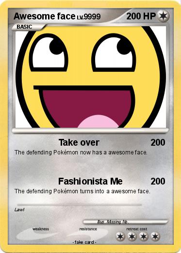 Pokemon Awesome face