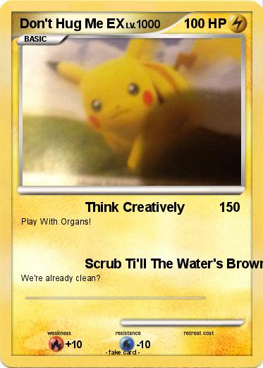 Pokemon Don't Hug Me EX