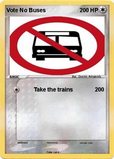 Pokemon Vote No Buses