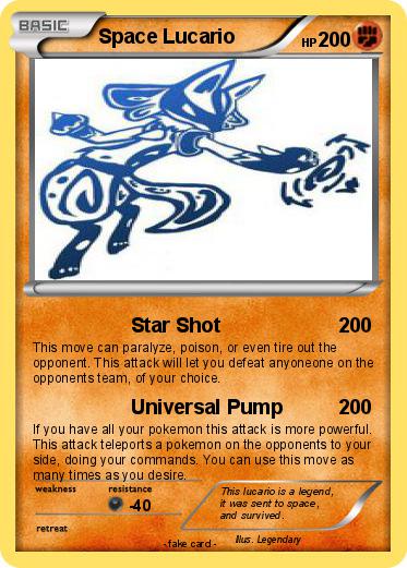 Pokemon Space Lucario