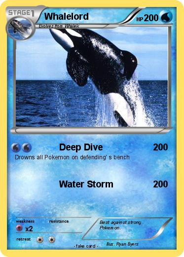 Pokemon Whalelord