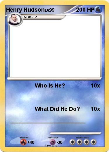 Pokemon Henry Hudson