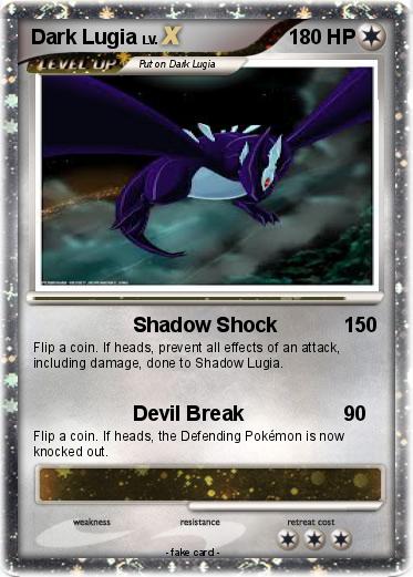 Pokemon Dark Lugia