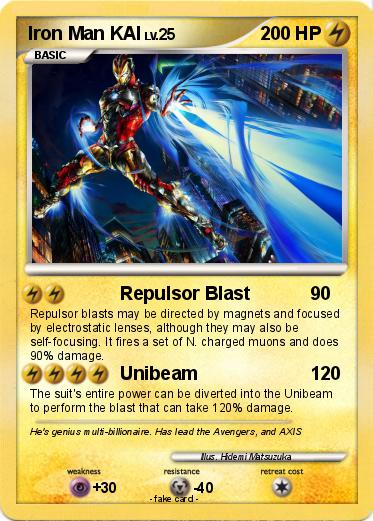 Pokemon Iron Man KAI
