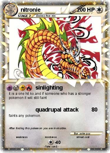 Pokemon nitronie