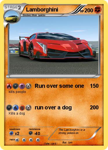 Pokemon Lamborghini