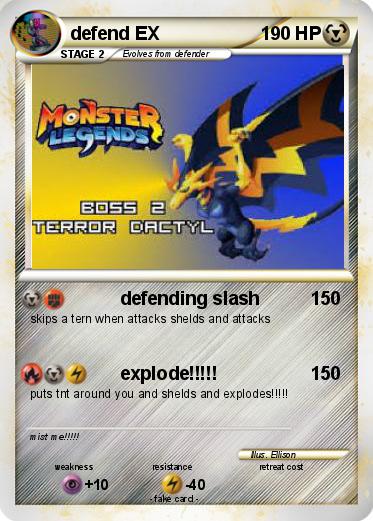 Pokemon defend EX
