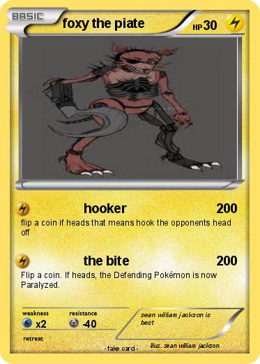 Pokemon foxy the piate