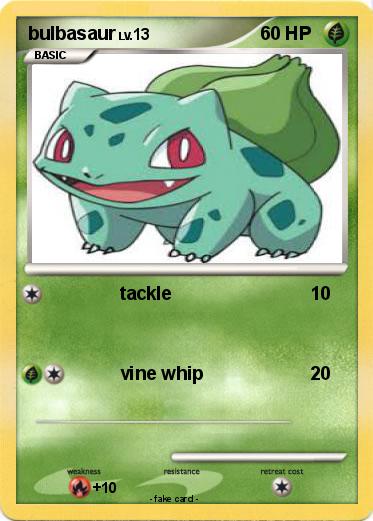 Pokemon bulbasaur