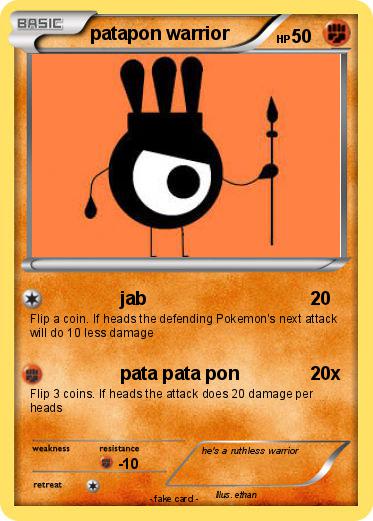 Pokemon patapon warrior