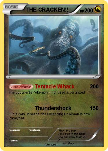 Pokemon THE CRACKEN!!