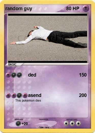 Pokemon random guy