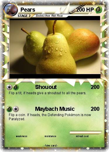 Pokemon Pears
