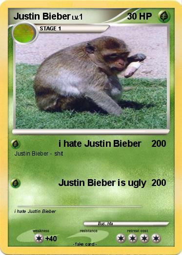 Pokemon Justin Bieber