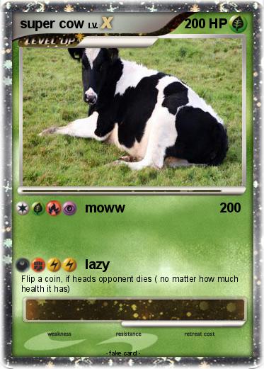 Pokemon super cow