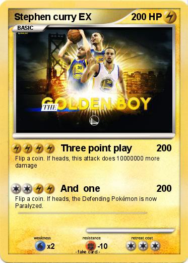 Pokemon Stephen curry EX