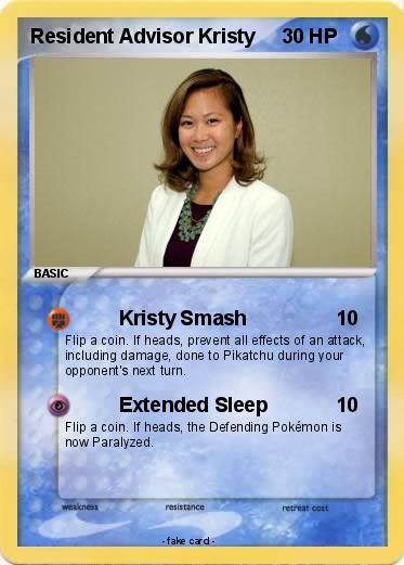 Pokemon Resident Advisor Kristy