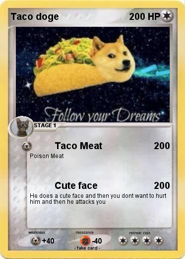 Pokemon Taco doge