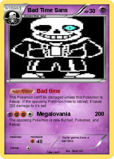 Pokemon Bad Time Sans