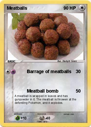 Pokemon Meatballs