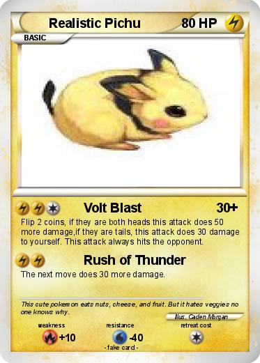Pokemon Realistic Pichu