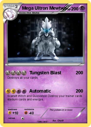 Pokemon Mega Ultron Mewtwo