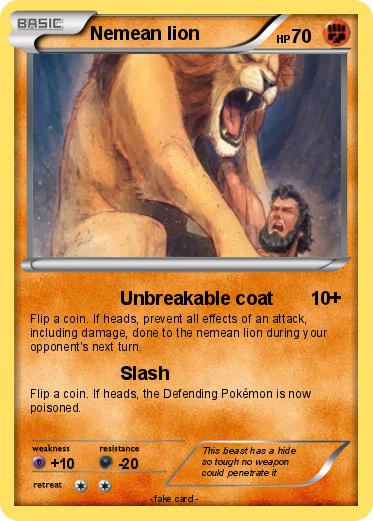 Pokemon Nemean lion