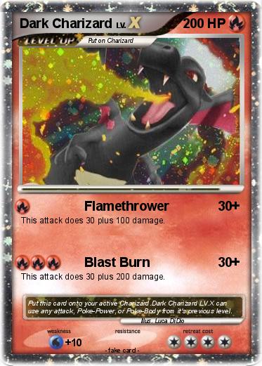 Pokemon Dark Charizard