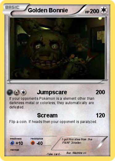 Pokemon Golden Bonnie