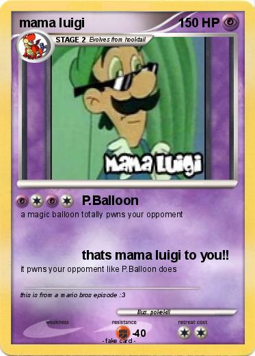 Pokemon mama luigi