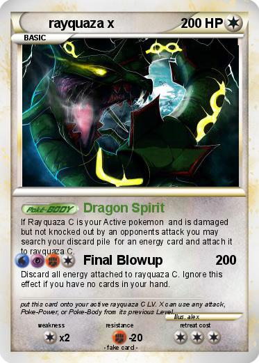 Pokemon rayquaza x