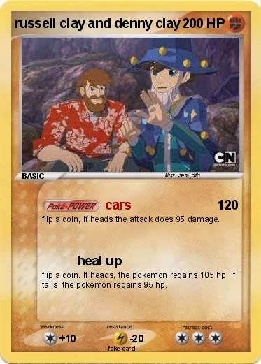 Pokemon russell clay and denny clay