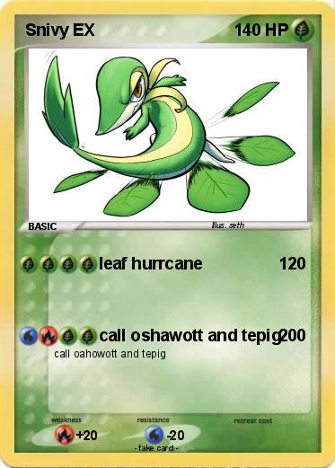 Pokemon Snivy EX