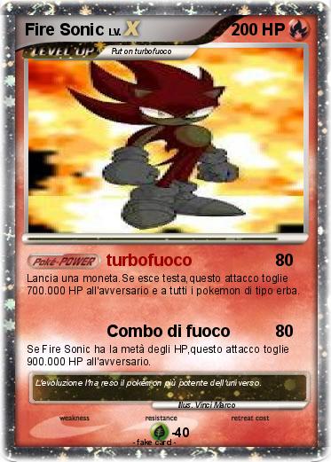 Pokemon Fire Sonic