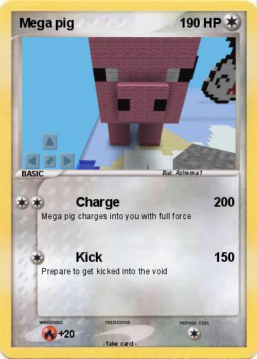 Pokemon Mega pig