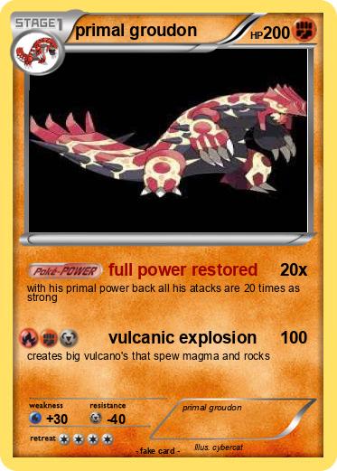 Pokemon primal groudon