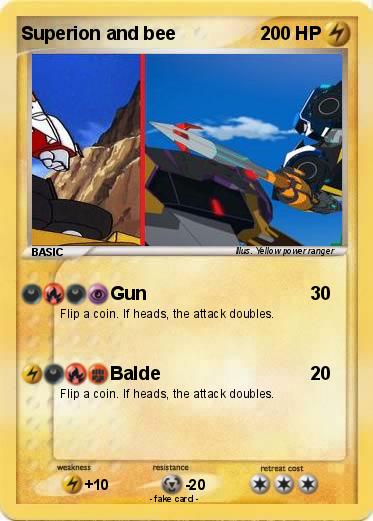 Pokemon Superion and bee