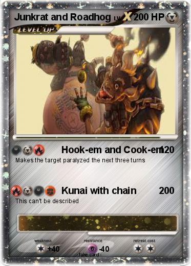 Pokemon Junkrat and Roadhog