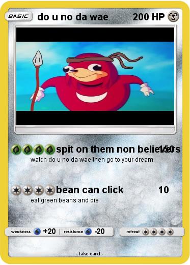 Pokemon do u no da wae