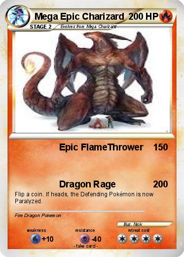 Pokemon Mega Epic Charizard